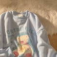 thumbnail image 4 of Sudadera De Mujer Super Cute Bear Terciopelo Talla Grande Manga Larga Suave Color Suéter Nuevo Fire Todo Combinado Pequeño Estilo Fresco Dulce Gran Tamaño Topspangjing, 4 of 4