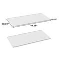 thumbnail image 2 of Homall Resin Adjustable Shelf for Outdoor Storage Shed, 2-Pack, Durable & Easy to Install, White, 2 of 4