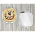 thumbnail image 4 of Fawn  French Bulldog and Flowers Compact Mirror 2.75 in x 3 in, 4 of 4