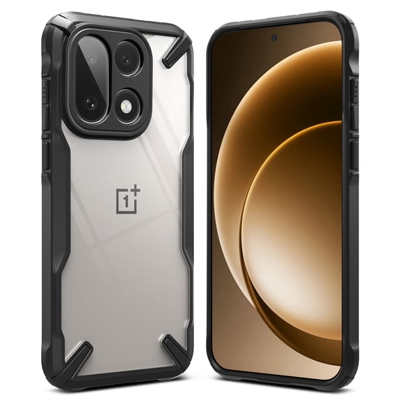 Ringke Fusion-X [Precise Camera Cutouts] for OnePlus 15 Case, Heavy-Duty Rugged Enhanced Grip Cover - Black