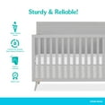 thumbnail image 4 of Fisher-Price by Dream On Me Sanibel 5-in-1 Convertible Crib, Pebble Grey, 4 of 6