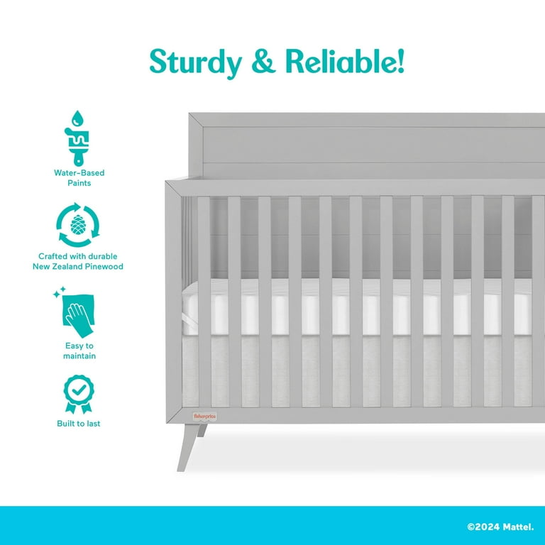 Fisher-Price by Dream On Me Sanibel 5-in-1 Convertible Crib