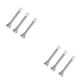 thumbnail image 3 of Inteprter 3 uds Tope de puerta de resorte resistente al desgaste Protector de pared a prueba de herrumbre soporte de puertas autoadhesivo Plata 2Conjunto, 3 of 6