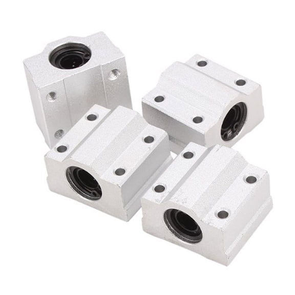 4 Pcs SCS8UU Linear Bearing Pack of Pcs Linear Bearings SCS8UU Linear Motion Bearing CNC Slide Bushing