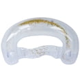 thumbnail image 4 of Colchón inflable duradero para piscina, colchón flotante, juguete acuático de verano con lentejuelas doradas., 4 of 13