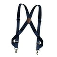 thumbnail image 5 of Mens Suspender Adjustable with Swivel Hooks Trucker Suspenders Trousers Apparel Navy, 5 of 8
