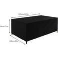 thumbnail image 2 of Luniquz 210D Patio Furniture Cover, Outdoor Rectangular Table and Chair Set Cover, Waterproof Outdoor Sectional Set Cover, 2 of 7