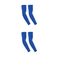 thumbnail image 2 of Greeniant Manga de brazo de nailon para ciclismo, portátil, reutilizable, para hombres y mujeres, deportes exteriores, baloncesto, ejercicio, L azul 2piezas, 2 of 6