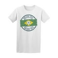 thumbnail image 1 of Brazil 2014 Football Flag T-Shirt Men -Image by Shutterstock, Male Small, 1 of 2