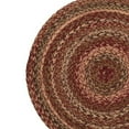 thumbnail image 3 of VHC Brands Cider Mill Jute Chair Pads, Braids of Burgandy & Olive, Set of 6, 3 of 4