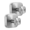 thumbnail image 4 of Lipstore 2 Pieces Suction Cup Hooks Rustproof for Bathroom Mirrors Office Living Room Silver, 4 of 8