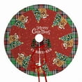 thumbnail image 6 of FlareFable 24Inch Colorful Christmas Tree Skirt Decorations, Fun Winter Holiday Christmas Decorations, Art Vibe to Home Tree Skirt Round Xmas Cover for Christmas Party Mat Indoor, 6 of 18
