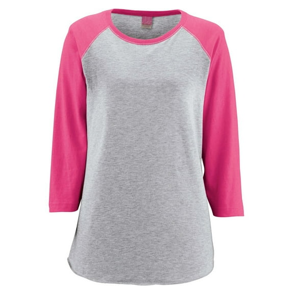 LAT - Women's Baseball Fine Jersey Three-Quarter Sleeve Tee - 3530