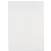 JAM Paper 7-1/2" x 10-1/2" Open End Commercial Envelopes, White, 50 Per Pack