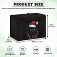 thumbnail image 7 of SEANATIVE Christmas Sewing Machine Cover with Storage Pocket Black Cat Sewing Machine Dust Cover Compatible with Most Standard Sewing Machine Decor Accessories Women Gifts, 7 of 7