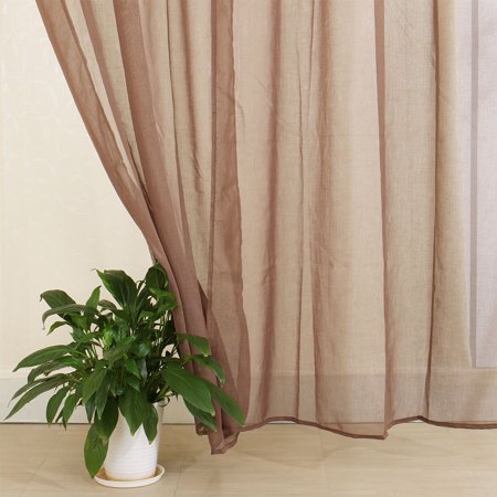 Valances Tulle Sheer Voile Drapes Curtains Panel 90 X 59 Inch