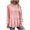 Pink, variant on Lovskoo 2024 Oversized Sweatshirts for Women Peplum Loose Fit Shirt Hoodies Drawstring Casual Solid Color Long Sleeve Sweatshirts Top Pullover Black