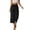 Black, variant on Women's Fashionable Casual Solid Color Loose Fitting Casual Capri Pants Yoga Pant Straight Leg Business Casual Clothes for Women plus Size Pants