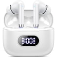 thumbnail image 1 of Auricular Inalámbrico, Audífonos Bluetooth 60H Audífonos Estéreo con Bajos Cancelación de Ruido con 4 Micrófonos ENC in-Ear Auricular Bluetooth USB-C IPX7 Impermeable, 1 of 6