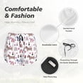 thumbnail image 6 of Lsque Cute Dog Printed Women's Running Shorts with Liner Pockets,Elastic Quick Dry Workout Athletic Gym Yoga Shorts,Womens High Waist Shorts-, 6 of 9