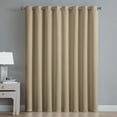 thumbnail image 2 of VCNY Home Agnes Taupe Solid Grommet Blackout Curtain Panel,, 2 of 5