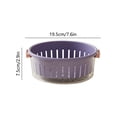 thumbnail image 3 of Ouble-layer Plastic Washing Basin Multi-functional Living Room Basket Kitchen Artifact Household Fruit Washing Fruit Vegetable Basket, 3 of 6