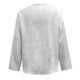 thumbnail image 5 of Camisas de Cuello de la Tripulación de Manga Corta para Mujeres Botón de Cuello en V Delantero de Manga Larga Mezcla de Ropa de Cama Abierta Casual Top, Camisas de Cuello de la Tripulación de Manga L, 5 of 5