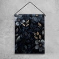 thumbnail image 4 of Black Floral Leaves Double Sided Garden Flag Decorative Weather Resistant Yard Flag, Large DIY Vertical Flag for Farmhouse Patio Lawn, 28x40 Inch, 4 of 6