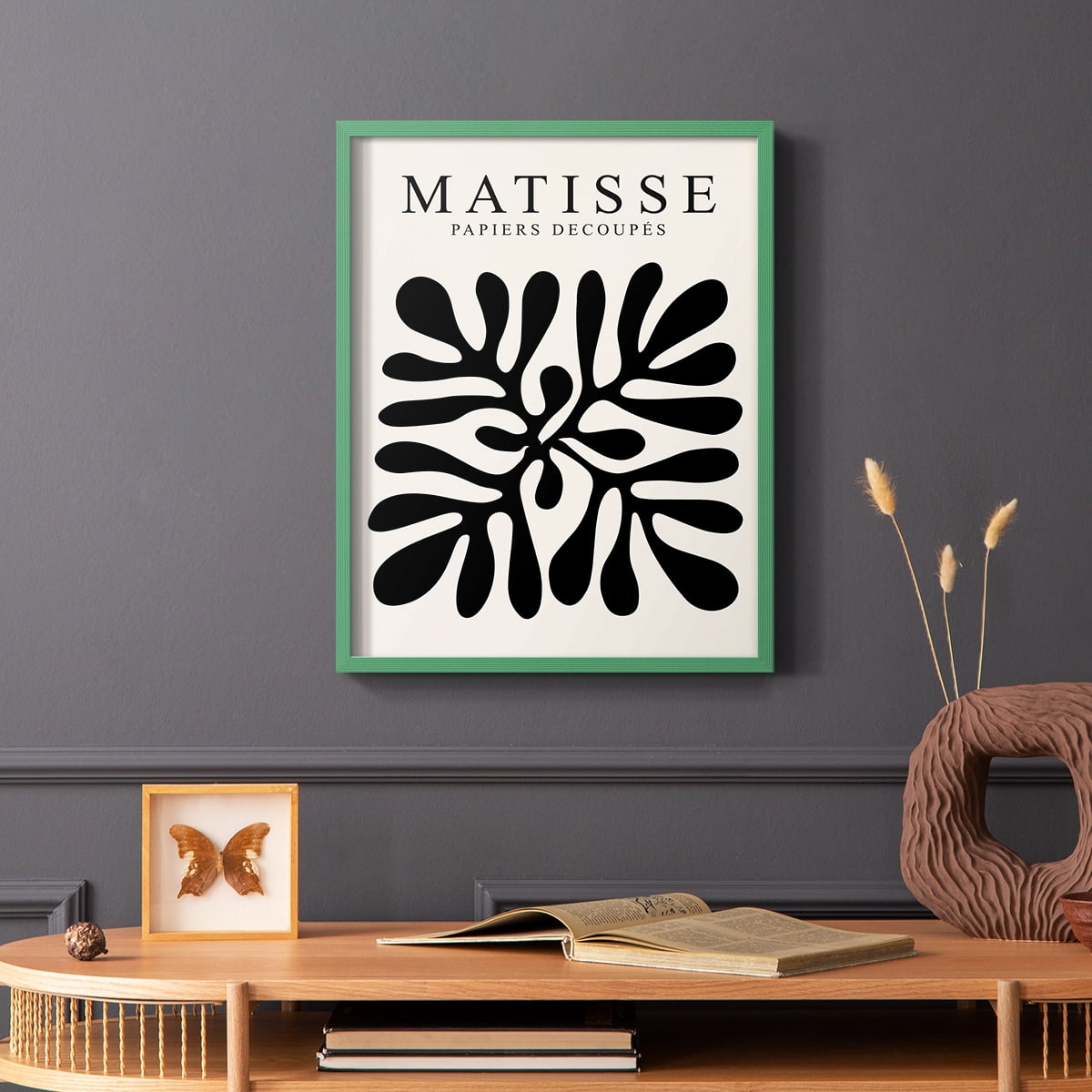 Matisse CXLIII Framed Print in Green Solid Wood 8 x 10 Framed Print