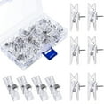 thumbnail image 1 of Clips de chinchetas Tablero de corcho Mini Transparente Chinchetas Mini Transparente Fanmusic Clips de chinchetas, 1 of 7