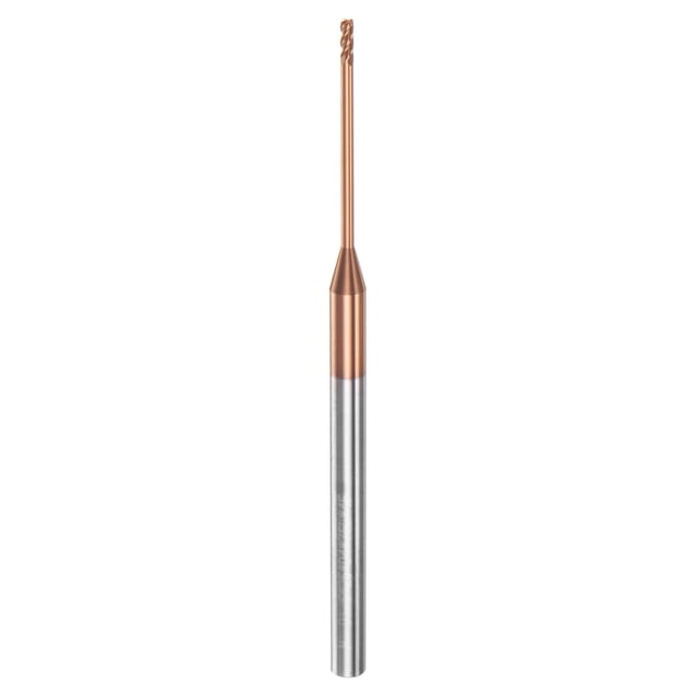 Nariz cuadrada Extremo Molino 4mm Vástago 1,5mm x 25mm AlTiSin Recubierto Sólido Carburo 4 Flautas Extra Largo Fresado para Inoxidable Acero Aleación Endurecido Acero