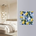 thumbnail image 4 of Yayeee Toggle Light Switch Wall Plate 2-Gang 4.56"x4.48" Decorative Outlet Cover, Cartoon Lemon Leaves, 4 of 7