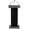 thumbnail image 3 of Oklahoma Sound Orator Wood Lectern and Rechargeable Battery in Brown, 3 of 6