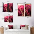 thumbnail image 4 of Designart "Magenta Floral Essence V" Floral Framed Wall Art Set Of 2 - Pink Floral Gallery Wall Frame Set For Home Decor, 4 of 7