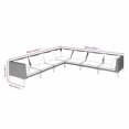 thumbnail image 1 of vidaXL 7 Piece Garden Lounge Set with Cushions Poly Rattan Dark Grey, 1 of 4