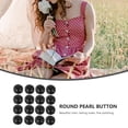 thumbnail image 2 of 50 Pcs Boucles Rondes Colorées en Perles Ensemble de Boutons Créatifs (10L), 2 of 8