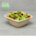 thumbnail image 5 of [100 Pack] 32oz Compostable Square Container Eco Friendly Bowls - Square Bowl Tree Free Sugarcane Bagasse Meal Prep Bento Boxes Take Out Catering Microwavable Deep Container by EcoQuality, 5 of 8