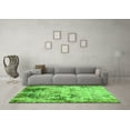 thumbnail image 3 of Ahgly Company Indoor Square Abstract Green Modern Area Rugs, 4' Square, 3 of 4