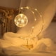 thumbnail image 5 of Luces decorativas navideñas de hierro con forma de luna, adornos para interiores, luz de noche, luces estilo regalo de cumpleaños, tamaño compacto, material duradero, 5 of 6