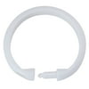Enigma "O" Snap Shower Curtain Ring Set (Set of 12), White
