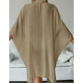 thumbnail image 3 of Swimsuit Cover Up for Women Plus Size Button Up Shirts Chiffon Kimono Cardigan Casual Beach Cover Ups Shermie, 3 of 6