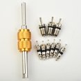thumbnail image 3 of UHUSE 9Pcs Automotive Air Conditioning Valve Core + 1Pcs Remover tool For A/C system, 3 of 6