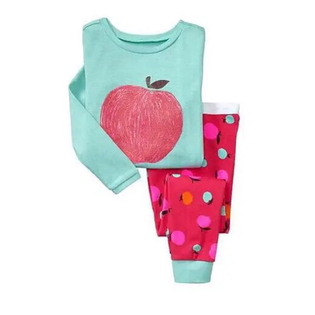 Ropa de dormir para niños, pijamas para bebés y niñas, ropa de Navidad para niños, camiseta de manga larga + Pantalones, Pijama de algodón de 2 a 7 años P05
