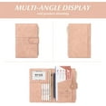 thumbnail image 6 of YooGuoGuo Women's small wallet Leather Bifold RFID blocking Passport Holder with zipper, 6 of 7