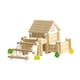 thumbnail image 3 of Juego de bloques de construcción de madera, casa de madera, decoración del hogar, juguete de construcción, bloques apilables para regalo de cumpleaños, 3 of 9