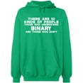 thumbnail image 2 of OXI Hoodie Sweatshirt - Understand Binary Math, Basic Casual Hoodie for Men's and Women Fleece Hoodie Long Sleeve - Irish Green Medium, 2 of 3