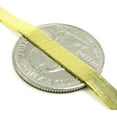 thumbnail image 4 of 925 Sterling Silver 2.5mm - 11.5mm Herringbone Chain, FREE Microfiber Cloth, Yellow Gold Plated Flat Imperial Link Mens Womens Necklace, Giorgio Bergamo, 4 of 8