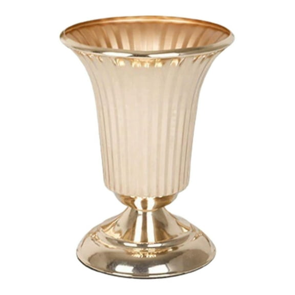 deevoka Wedding Flower Vase Planter Creative Bouquet Vase for Party Living Room Home Gold S 12cmx20cm