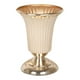 thumbnail image 1 of Jarrón de flores para boda, candelabro, centro de mesa, decoración, maceta de metal, soporte para flores, candelabro para mesa de cumpleaños, hogar Oro S 12cmx20cm, 1 of 8