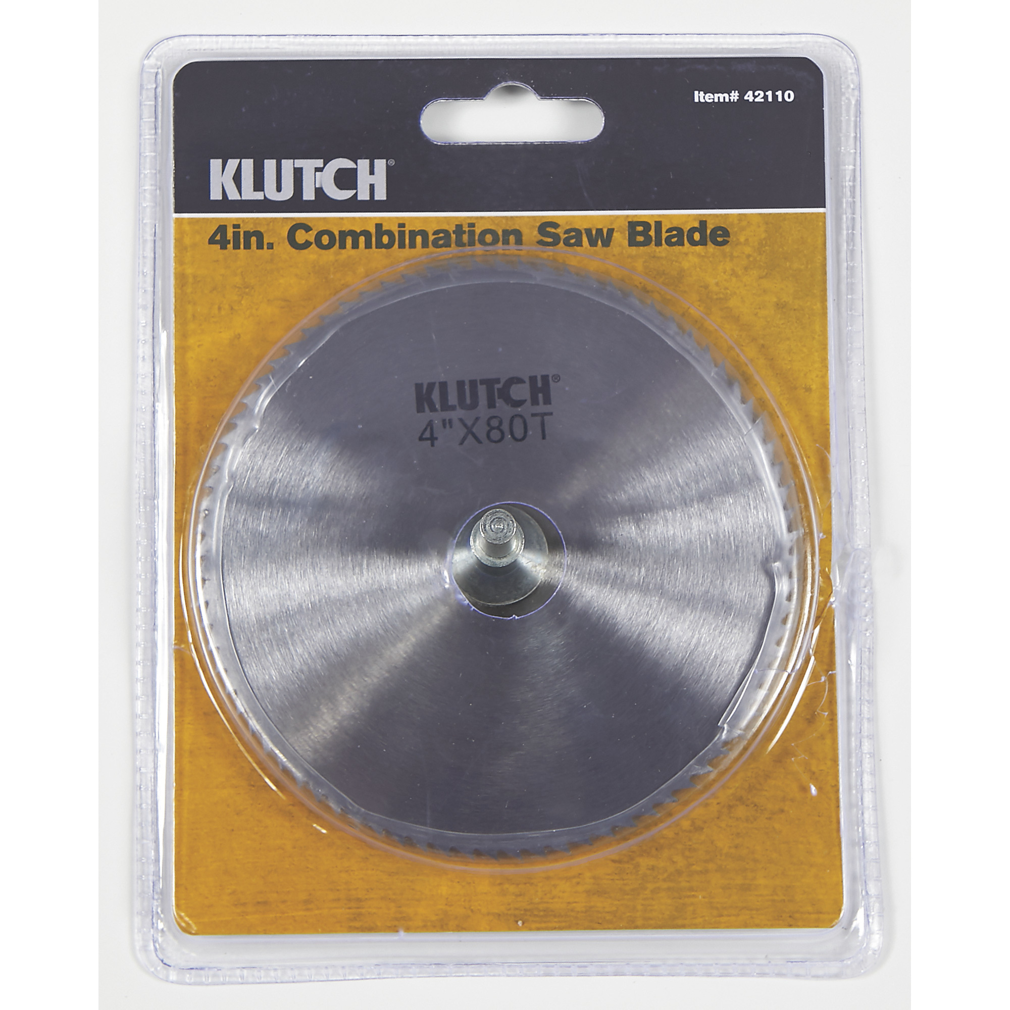 Klutch 4in. Combination Circular Saw Blade